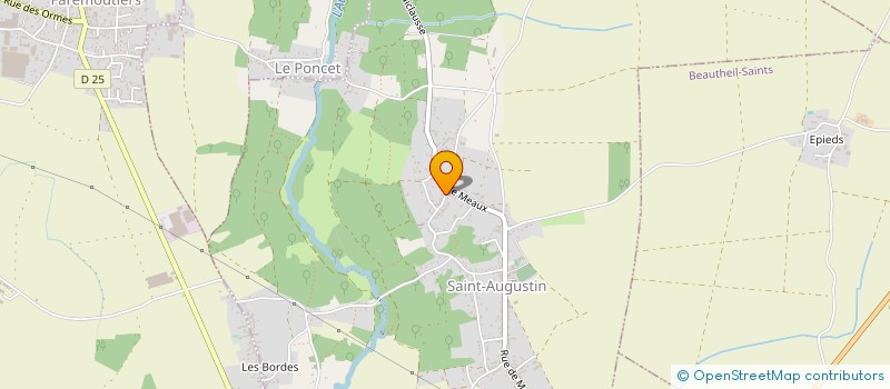 localisation de l'entreprise MONSIEUR VINCENT LECANTE  SAINT-AUGUSTIN