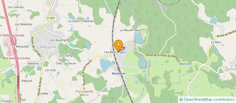 localisation de l'entreprise MONSIEUR VINCENT LECHEVALIER  MASSERET