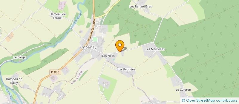 localisation de l'entreprise MONSIEUR VINCENT LECHEVALLIER  AMBENAY