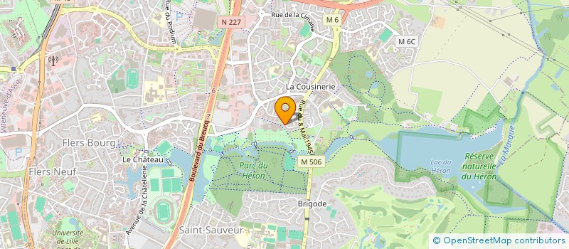 localisation de l'entreprise MONSIEUR VINCENT LECIGNE  VILLENEUVE-D'ASCQ