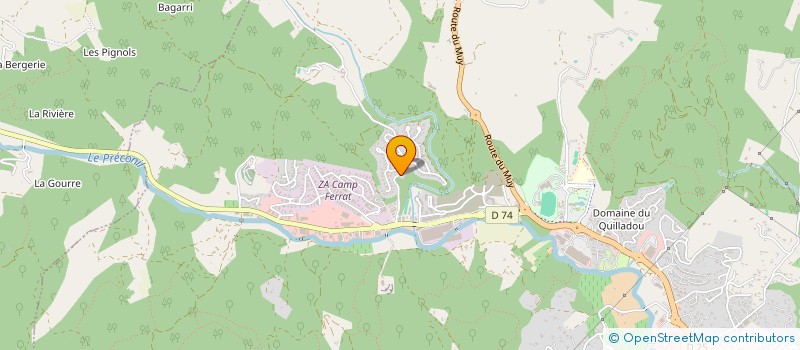 localisation de l'entreprise MONSIEUR VINCENT LECLERC  FUVEAU