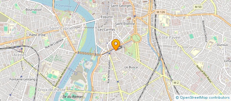 localisation de l'entreprise MONSIEUR VINCENT LECLERC  TOULOUSE