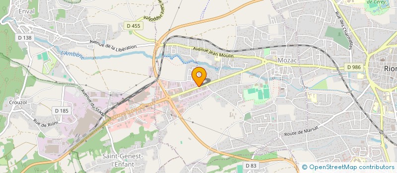 localisation de l'entreprise MONSIEUR VINCENT LECLERC  MOZAC