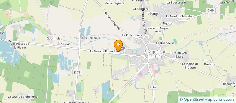 localisation de l'entreprise MONSIEUR VINCENT LECLERCQ à SAVIGNE-SUR-LATHAN