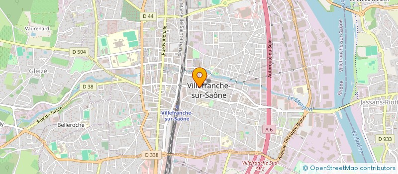 localisation de l'entreprise MONSIEUR VINCENT LECOMTE  VILLEFRANCHE-SUR-SAONE