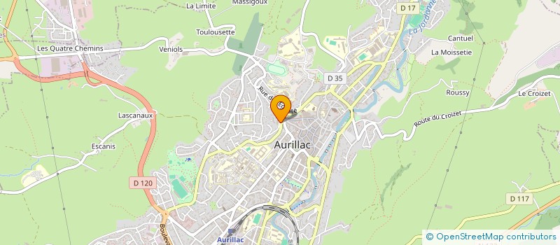 localisation de l'entreprise MONSIEUR VINCENT LECOMTE ARGILES PLA à AURILLAC
