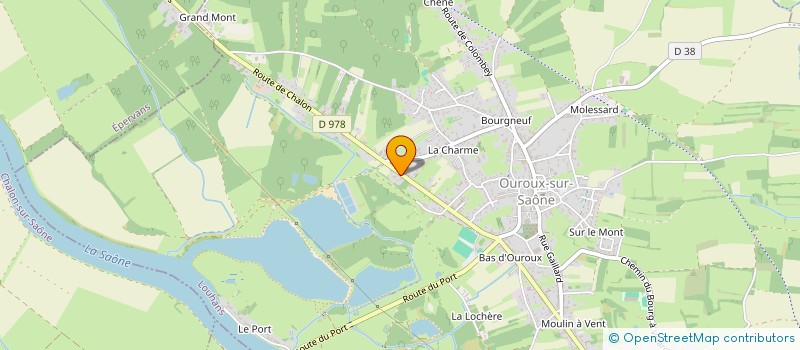 localisation de l'entreprise MONSIEUR VINCENT LECUELLE  OUROUX-SUR-SAONE