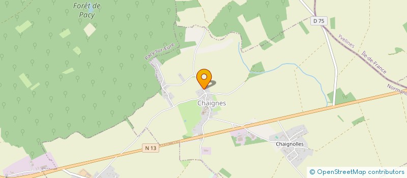 localisation de l'entreprise MONSIEUR VINCENT LECUYER  CHAIGNES