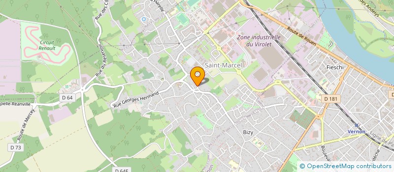localisation de l'entreprise MONSIEUR VINCENT LEFEBVRE à SAINT-MARCEL