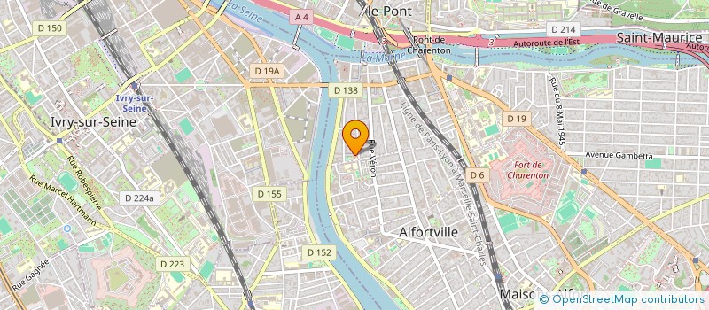 localisation de l'entreprise MONSIEUR VINCENT LEFEBVRE à ALFORTVILLE