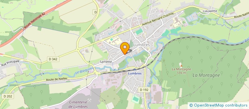 localisation de l'entreprise MONSIEUR VINCENT LEFEBVRE  LUMBRES