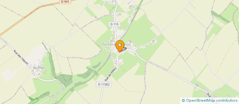 localisation de l'entreprise MONSIEUR VINCENT LEFEBVRE  FORTEL-EN-ARTOIS