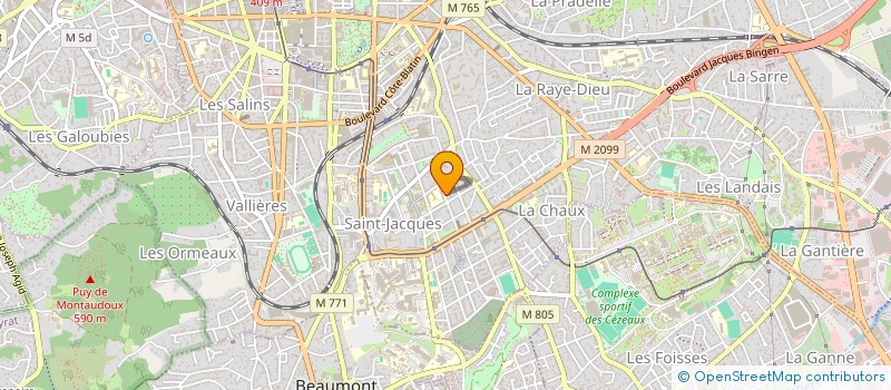 localisation de l'entreprise MONSIEUR VINCENT LEFEBVRE  CLERMONT-FERRAND