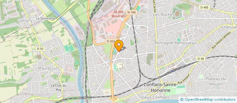 localisation de l'entreprise MONSIEUR VINCENT LEFEBVRE  CONFLANS-SAINTE-HONORINE