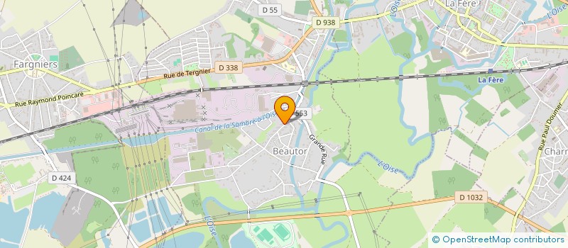 localisation de l'entreprise MONSIEUR VINCENT LEFEVRE  BEAUTOR