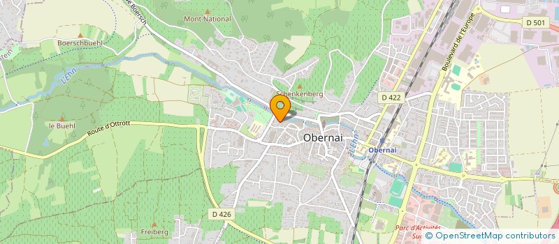 localisation de l'entreprise MONSIEUR VINCENT LEFEVRE à OBERNAI