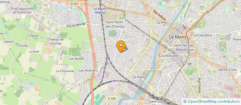 localisation de l'entreprise MONSIEUR VINCENT LEFRANCOIS à LE MANS