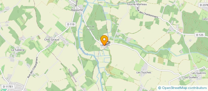 localisation de l'entreprise MONSIEUR VINCENT LEGER  SOULIGNONNE