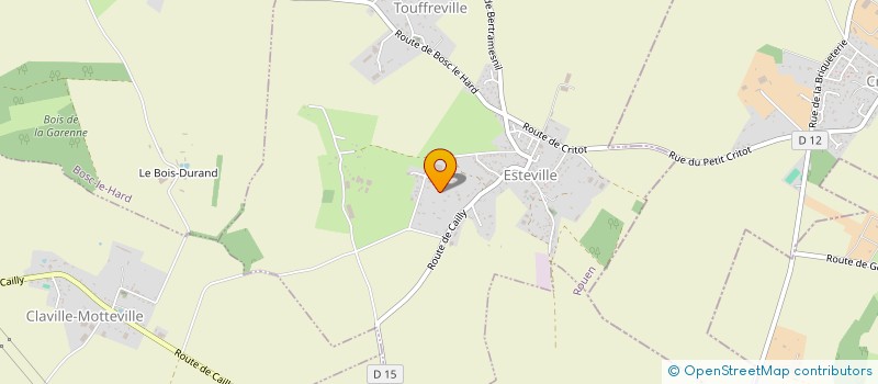 localisation de l'entreprise MONSIEUR VINCENT LEGER  ESTEVILLE