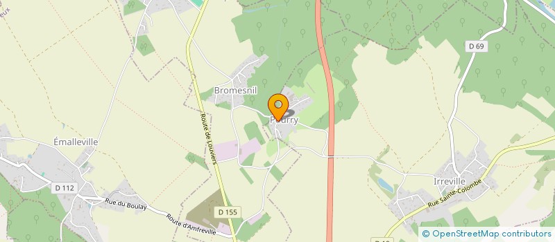 localisation de l'entreprise MONSIEUR VINCENT LEGER  IRREVILLE