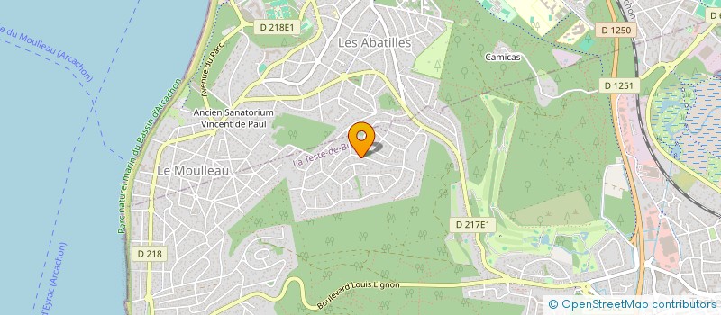 localisation de l'entreprise MONSIEUR VINCENT LEGLISE  LA TESTE-DE-BUCH