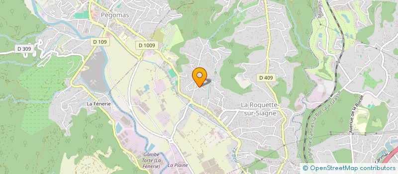 localisation de l'entreprise MONSIEUR VINCENT LEGRAND à LA ROQUETTE-SUR-SIAGNE