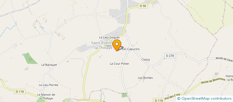 localisation de l'entreprise MONSIEUR VINCENT LEGRIX  BEAUMONT-EN-AUGE