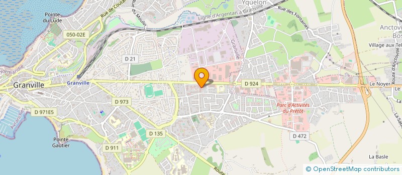 localisation de l'entreprise MONSIEUR VINCENT LEHOUX  GRANVILLE