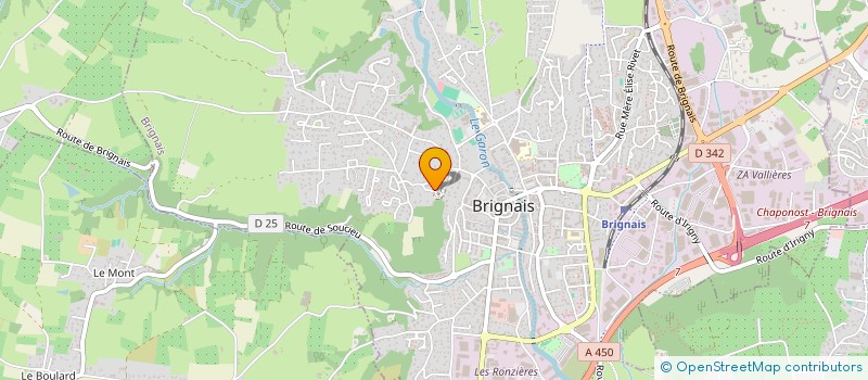 localisation de l'entreprise MONSIEUR VINCENT LELEU  BRIGNAIS