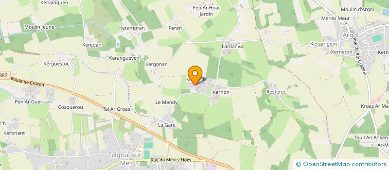 localisation de l'entreprise MONSIEUR VINCENT LEMACON à TELGRUC-SUR-MER