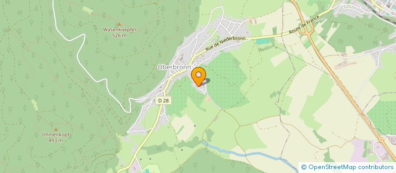 localisation de l'entreprise MONSIEUR VINCENT LEMAIRE  OBERBRONN