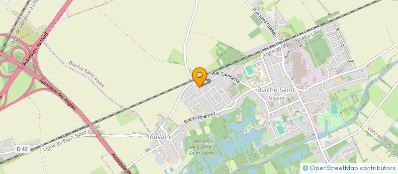 localisation de l'entreprise MONSIEUR VINCENT LEMAITRE  BIACHE-SAINT-VAAST