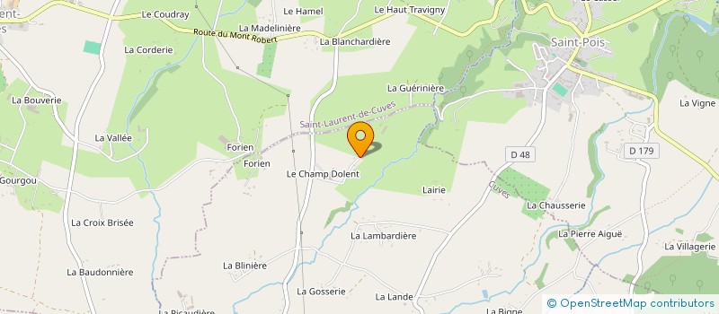 localisation de l'entreprise MONSIEUR VINCENT LEMARDELEY  CUVES