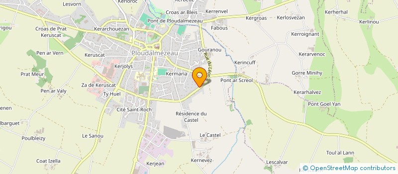 localisation de l'entreprise MONSIEUR VINCENT LEMASSON à PLOUDALMEZEAU