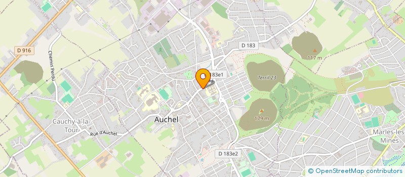 localisation de l'entreprise MONSIEUR VINCENT LEMOINE  AUCHEL