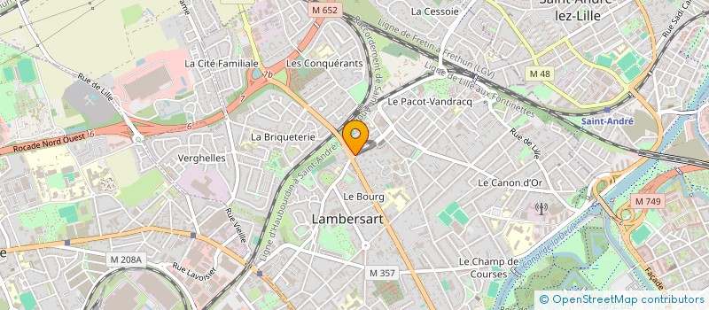localisation de l'entreprise MONSIEUR VINCENT LEMOINE à LAMBERSART
