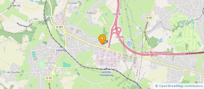 localisation de l'entreprise MONSIEUR VINCENT LEMOINE  SAINT-SYMPHORIEN-D'OZON