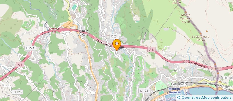 localisation de l'entreprise MONSIEUR VINCENT LEMONNIER  MENTON