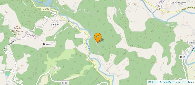 localisation de l'entreprise MONSIEUR VINCENT LENGLAIN  SAINT-IZAIRE