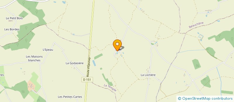 localisation de l'entreprise MONSIEUR VINCENT LEPAGE  LE TEMPLE