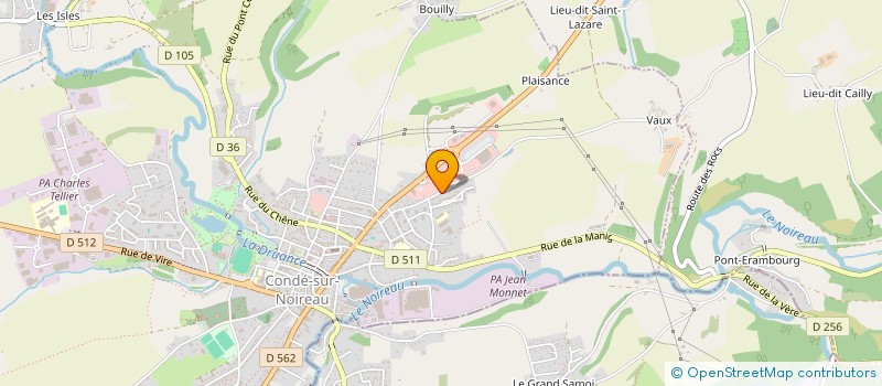 localisation de l'entreprise MONSIEUR VINCENT LERAY  CONDE-EN-NORMANDIE