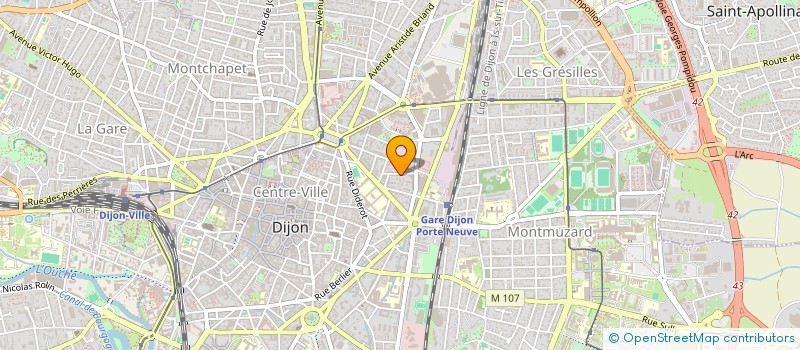 localisation de l'entreprise MONSIEUR VINCENT LESCURE à DIJON