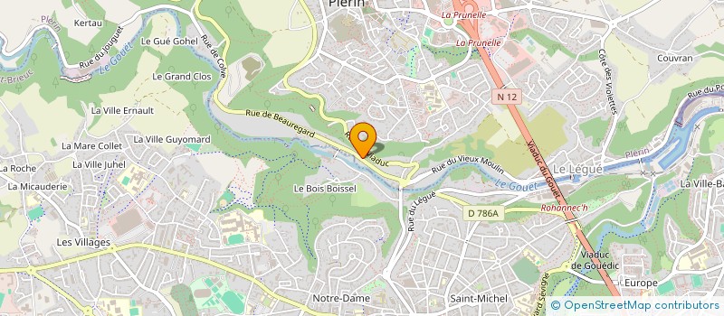 localisation de l'entreprise MONSIEUR VINCENT LESSIRARD  PLERIN