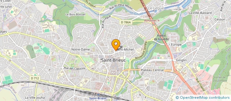localisation de l'entreprise MONSIEUR VINCENT LETELLIER à SAINT-BRIEUC