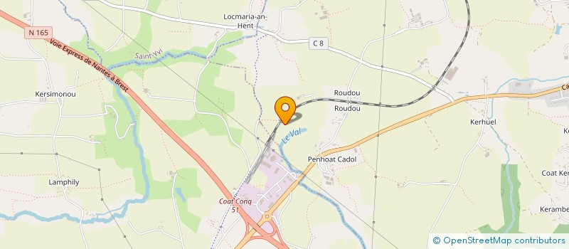 localisation de l'entreprise MONSIEUR VINCENT LETELLIER  SAINT-YVI