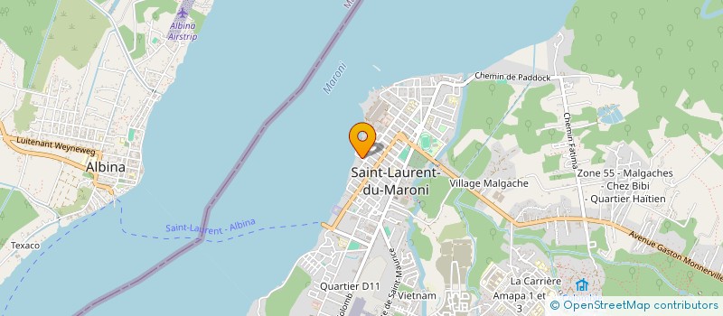 localisation de l'entreprise MONSIEUR VINCENT LETER à SAINT-LAURENT-DU-MARONI