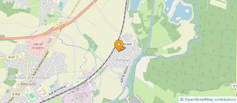 localisation de l'entreprise MONSIEUR VINCENT LETEURTRE  PIMPREZ