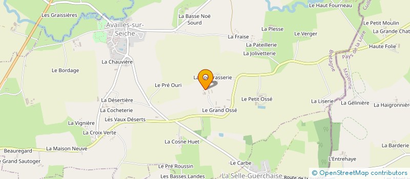 localisation de l'entreprise MONSIEUR VINCENT LETRONNIER à AVAILLES-SUR-SEICHE