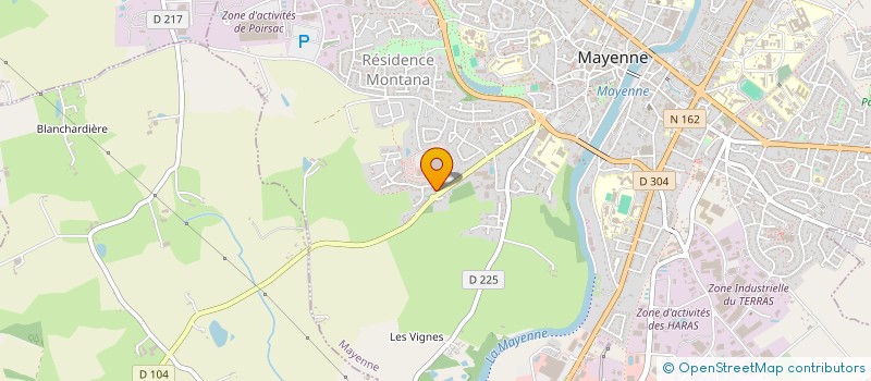 localisation de l'entreprise MONSIEUR VINCENT LEVENEUR  MAYENNE