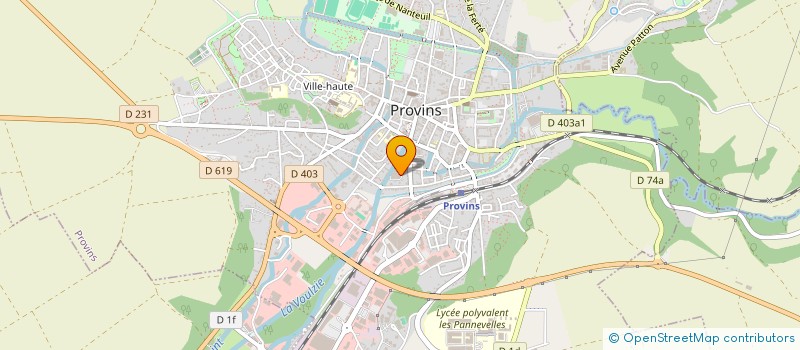 localisation de l'entreprise MONSIEUR VINCENT LEVERRIER  PROVINS